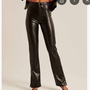 Abercrombie Leather 90s straight Pants